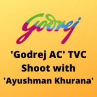 'Godrej AC' tvc shoot with 'Ayushman'
