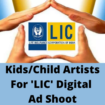 KidsChild artists for 'LIC' digital ad shoot