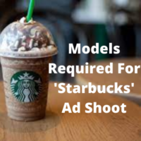 Models required for 'Starbucks' ad shoot