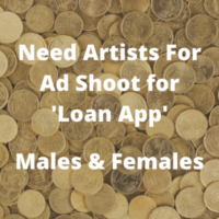 Need artists for an ad of 'Loan App'