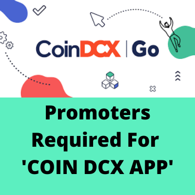 Promoters required for 'COIN DCX App'
