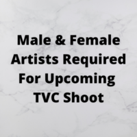 Casting call for upcoming TVC shoot from Breakthrough Talents