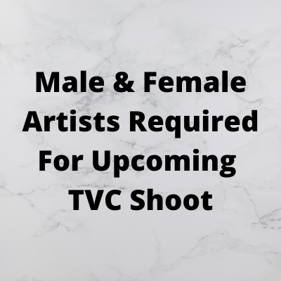 Casting call for upcoming TVC shoot from Breakthrough Talents