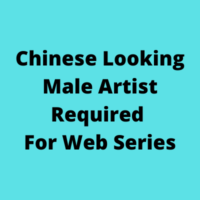 Chinese looking male artist for web series
