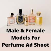 Feature models for perfume ad shoot