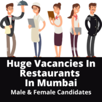 Huge vacancies in restaurants in Mumbai