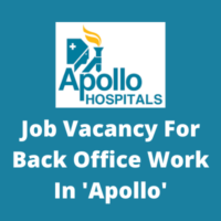 Job vacancy for back office work in 'Apollo'