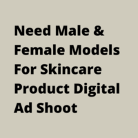 Need for Skincare product digital ad shoot