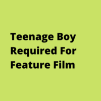 Teenage boy required for feature film casting from RGautamCasting