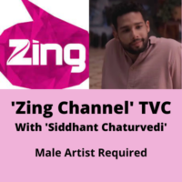 'Zing Channel' TVC with 'Siddhant Chaturvedi'