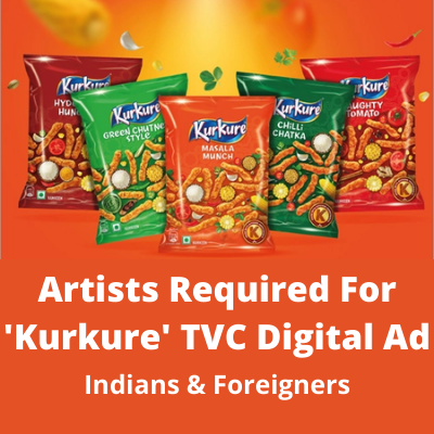 Artists required for 'Kurkure' TVC digital ad