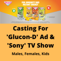 Casting for 'Glucon-D' ad & 'Sony' TV show