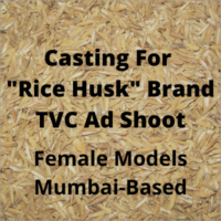 Casting for Rice Husk brand TVC ad shoot
