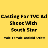 Casting for TVC ad shoot with South star from Suraj Singh Mas Films