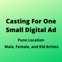 Casting for one small digital ad