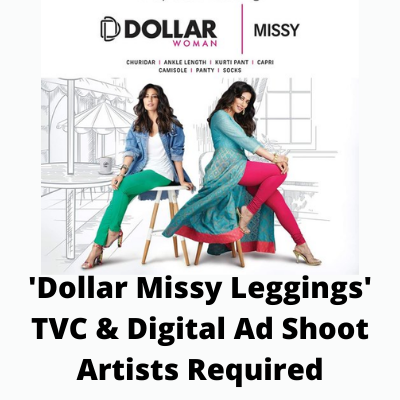Dollar Missy Leggings' TVC & digital ad - Male & Female artists