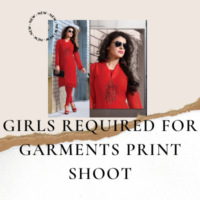 Girls required for garments print shoot