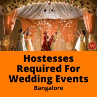 Hostesses required for wedding events