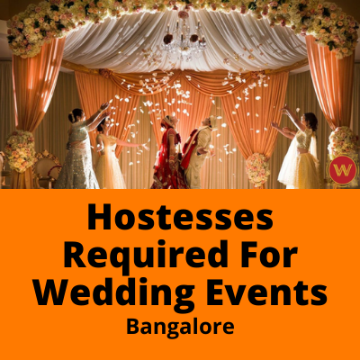Hostesses required for wedding events