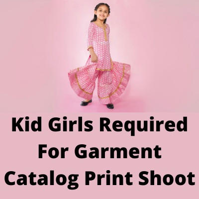 Kids for garment catalog print shoot