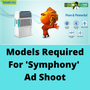 Models required for 'Symphony' ad shoot