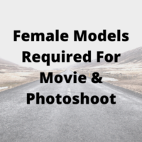 Models required for movie & photoshoot