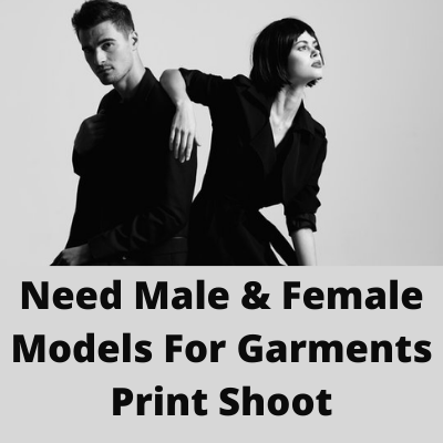 Need Models for the garments print shoot