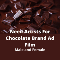 Need artists for chocolate brand ad film