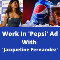 Work in 'Pepsi' ad with 'Jacqueline Fernandez'