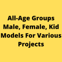All age groups models for various projects