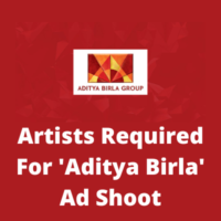 Artists required for 'Aditya Birla' ad shoot