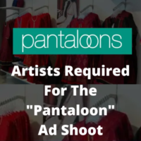 Artists required for the Pantaloon ad shoot