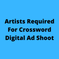 Artists required fro Crossword digital ad shoot