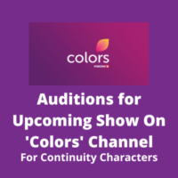 Auditions for upcoming show on 'Colors'