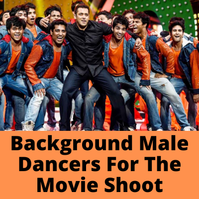 Background dancers for the movie shoot