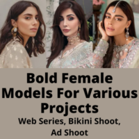 Bold female models for various projects