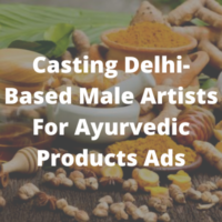Casting artists for Ayurvedic products ads from Bajaj Casting Agency & Acting Institute