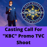 Casting call for KBC promo TVC shoot