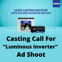 Casting call for Luminous Inverter ad shoot