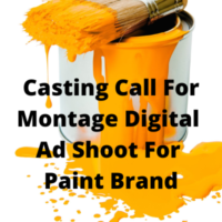 Casting call for montage digital ad shoot from Parshv Mediaa