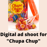Digital ad shoot for Chupa Chup brand