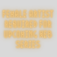 Female artist required for upcoming web series