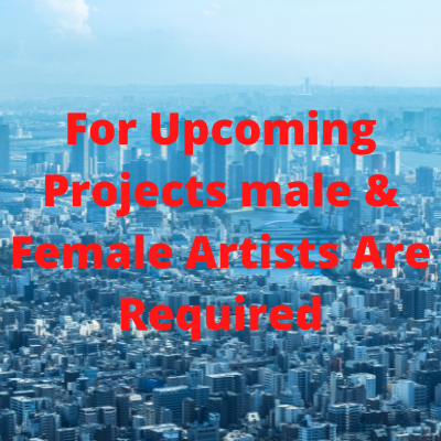 For upcoming projects artists are required