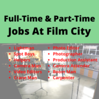 Full-time & part-time jobs at Film City