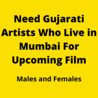 Gujarati artists live in Mumbai for upcoming film