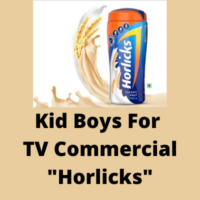 Kid boys for TV commercial for Horlicks