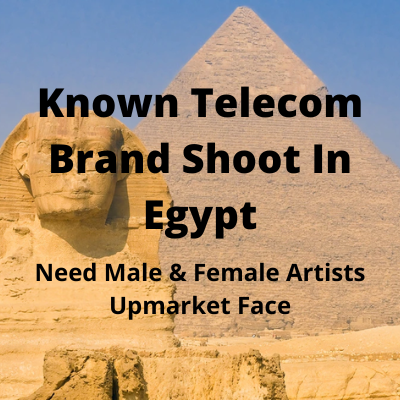 Known Telecom brand shoot in Egypt
