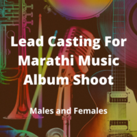Lead casting for Marathi music album shoot from Fame Entertainment