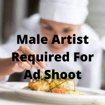 Male artist required for an ad shoot