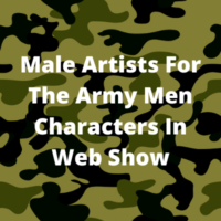 Male artists for the army men characters